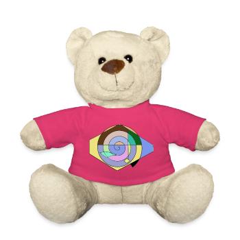 Spiral Color Fun Geometry - Nounours - rose - Devant