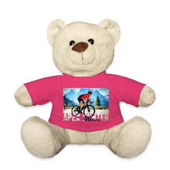 APEX HUNTER Mountain Biker - Teddy Bear - pink - Front