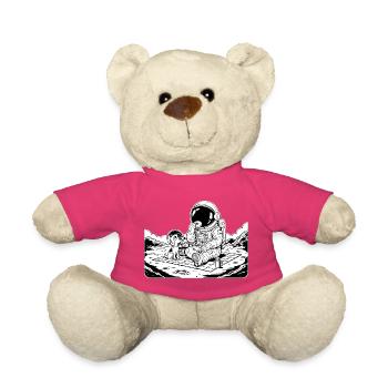 Astronauten-Picknick-Donut-Hund - Teddy - Pink - Vorne