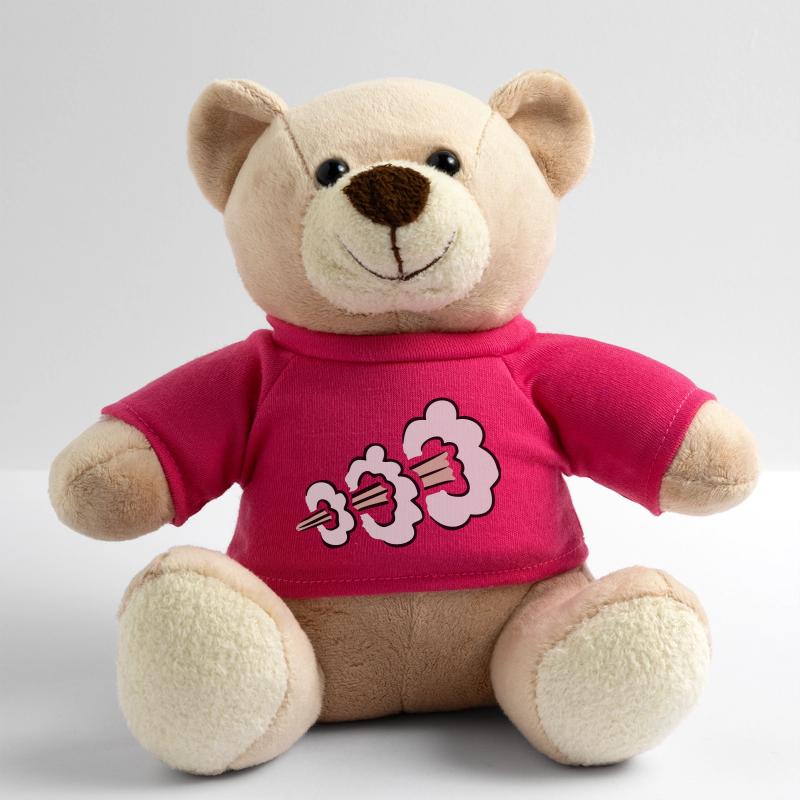 Loud Fart Explosion Funny Toilet Humor Comic Cloud Teddy Bear