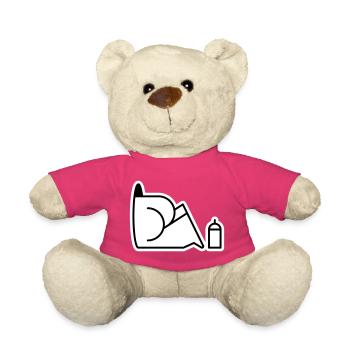 À la recherche de boîtes - Nounours - rose - Devant