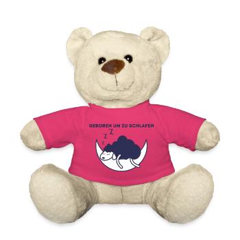 Mondschaf: Geboren zum Schlafen - Teddy - Pink - Vorne