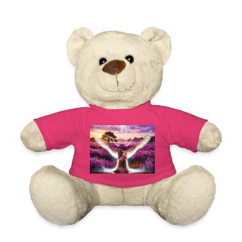 Ailes dans la vallée de la lavande - Nounours - rose - Devant