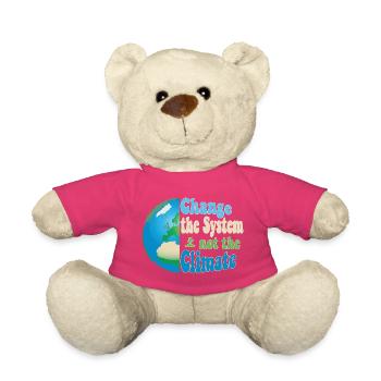 Changer le système, pas le climat - Nounours - rose - Devant