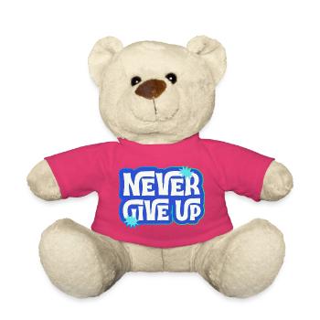N’abandonne jamais, tu peux le faire ! - Nounours - rose - Devant