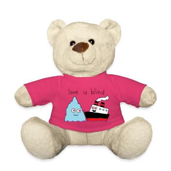 Liebe ist blind - Teddy - Pink - Vorne