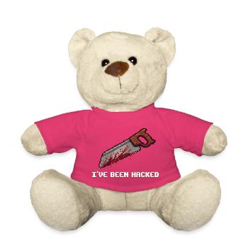 Ich wurde gehackt (Lustiger Amputierter) - Teddy - Pink - Vorne