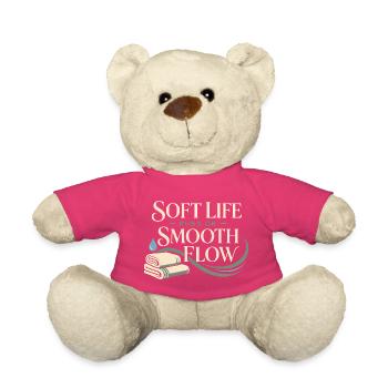 Lymphsystem Lymphdrainage Wellness Geschenk - Teddy - Pink - Vorne