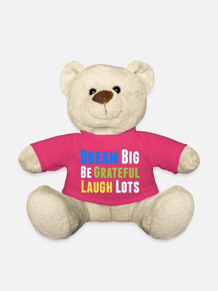 Positives Denken Inspirierend Motivation - Teddy - Pink