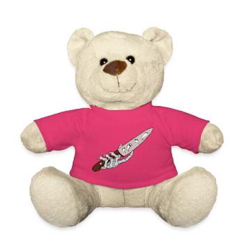 Geisterklingen mit Hand - Teddy - Pink - Vorne