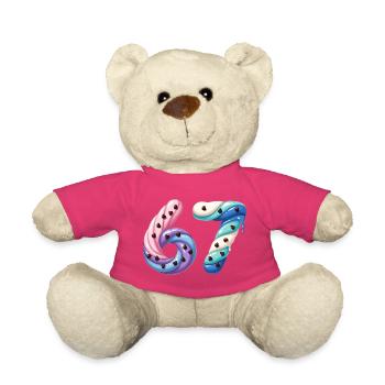 Candy Swirl 67 meme - Teddy Bear - pink - Front