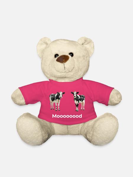 Mooood – Lustiges Kuh Design - Teddy - Pink