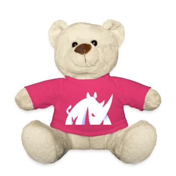 rhinocéros design - Nounours - rose - Devant