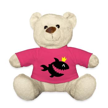 shark - Teddy Bear - pink - Front