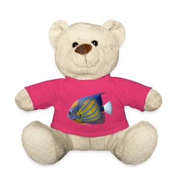 fish tropical - Teddy Bear - pink - Front