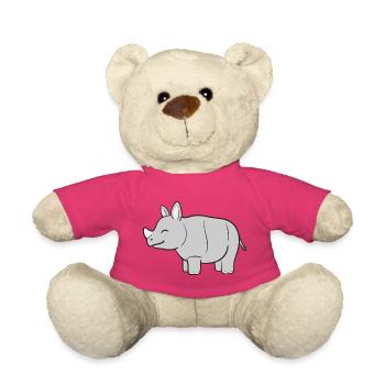 Nashorn Nashörner - Teddy - Pink - Vorne