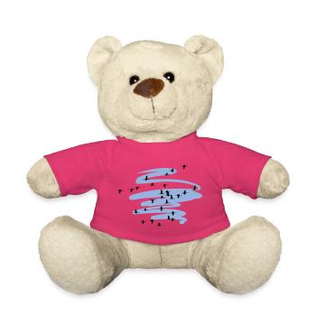Wildgänse Kraniche Frühling - Teddy - Pink - Vorne