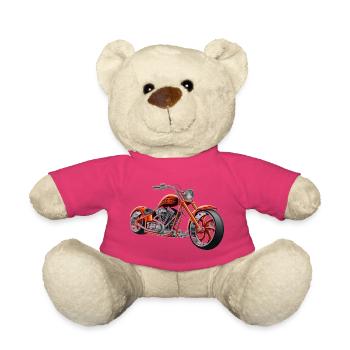Chopper Moto Motard - Nounours - rose - Devant