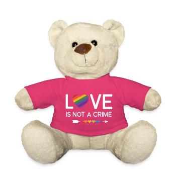 LGBT Pride Month - Liebe ist kein Verbrechen - Teddy - Pink - Vorne