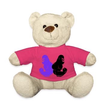 gorilla - Teddy Bear - pink - Front