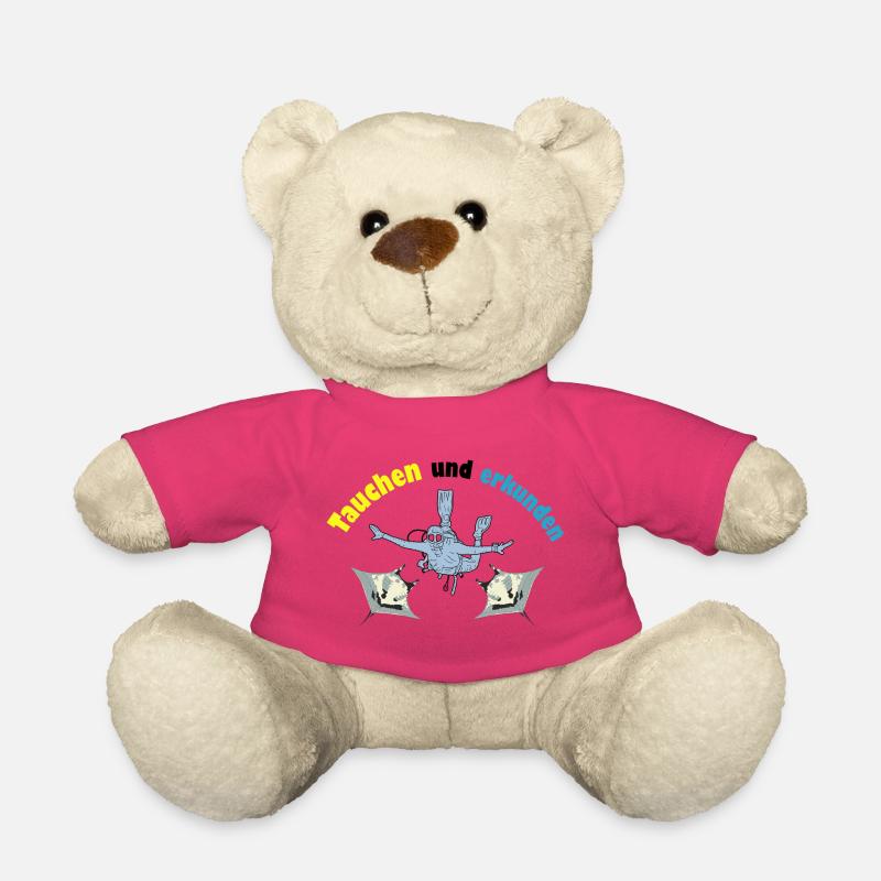 Dive and explore - Teddy Bear - pink