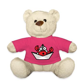 Bernard-l'ermite - Nounours - rose - Devant