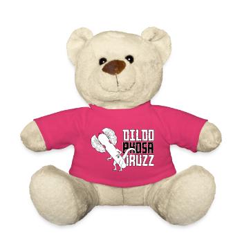 Ironisches Dinosaurier T-Shirt Junggesellenabschied - Teddy - Pink - Vorne