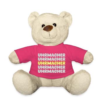 Geschenk für Uhrmacher - Teddy - Pink - Vorne