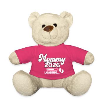 Mommy 2026 Chargement Design - Nounours - rose - Devant