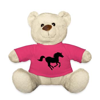 Cheval Noir-Kreation von Louis RUNEMBERG Adagp - Teddy - Pink - Vorne