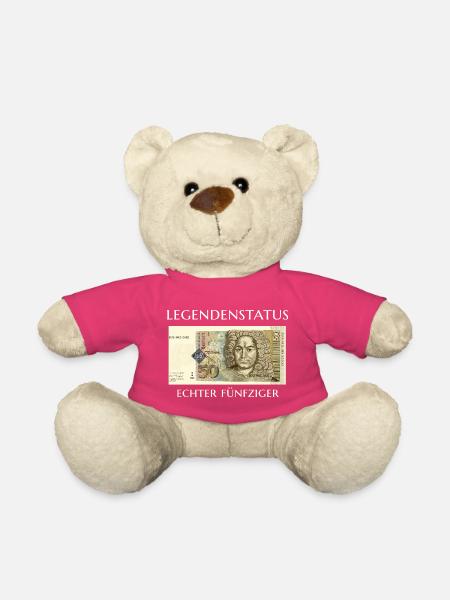 Legendenstatus Echter Fünfziger, handgezeichnet - Teddy - Pink