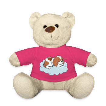 Traumhafter Welpe auf Pastellwolke - Teddy - Pink - Vorne