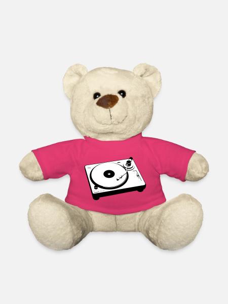 Turntable Plattenspieler DJ - Teddy - Pink