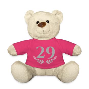 29 - Teddy Bear - pink - Front
