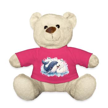 Hope & Schwen in Love - Wal & Schwan - Teddy - Pink - Vorne