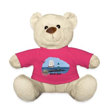 Segler & Leuchtturm an der Nordsee - Teddy - Pink - Vorne