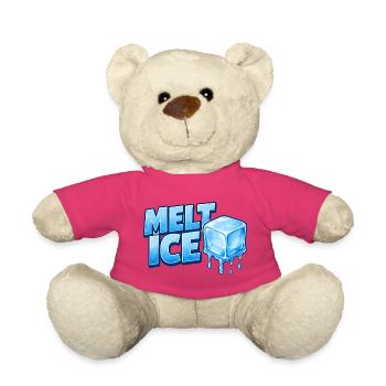 Design de dessin animé Glace Fondante - Nounours - rose - Devant