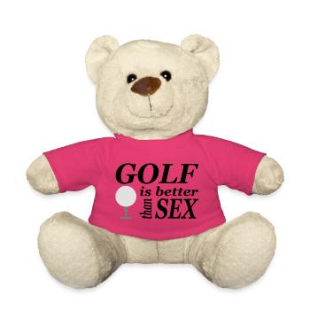 amusant de golf - Nounours - rose - Devant