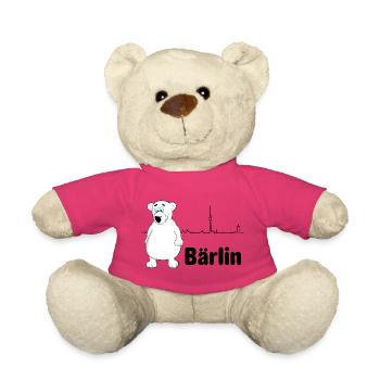 Berlin avec l’ours berlinois = Bärlin - Nounours - rose - Devant