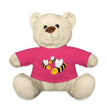 Freundliche Bienen - Teddy - Pink - Vorne