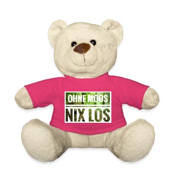 Ohne Moos Nix Los Moss Schrift - Teddy - Pink - Vorne