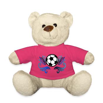 FOOTBALL FOOTBALL FOOTBALLEUR CLUB DE FOOTBALL - Nounours - rose - Devant