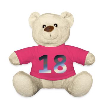 geburtstagsfeier, 18 farbverlauf tagesanbruch - Teddy - Pink - Vorne