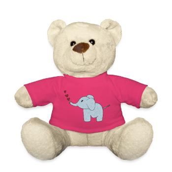 Elephant Elephant Skin - Teddy Bear - pink - Front