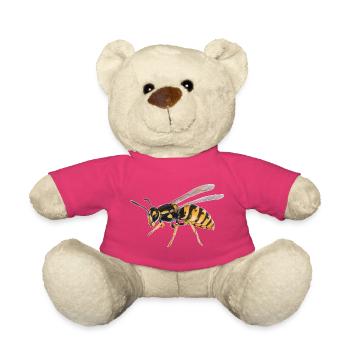 Guêpe - Nounours - rose - Devant