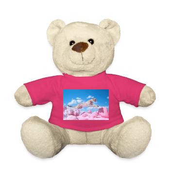 Cheetah Jump : Wild & Cotton Candy" - Nounours - rose - Devant