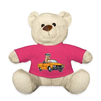 Voiture Meerkat - Nounours - rose - Devant