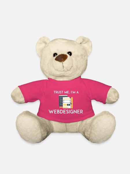 Vertrau mir, ich bin Webdesigner - Teddy - Pink