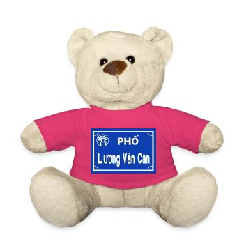 Strassen Schild hanoi Vietnam  - Teddy - Pink - Vorne