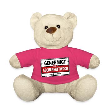 Satire approuvée jusqu’au mercredi des Cendres - Nounours - rose - Devant